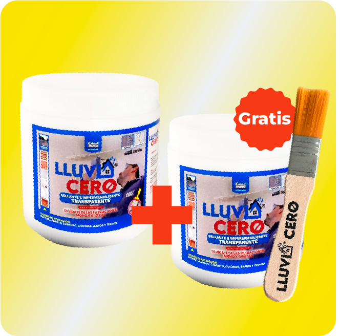 Lluvia Cero 500 Ml + Gratis 500ml y Brocha