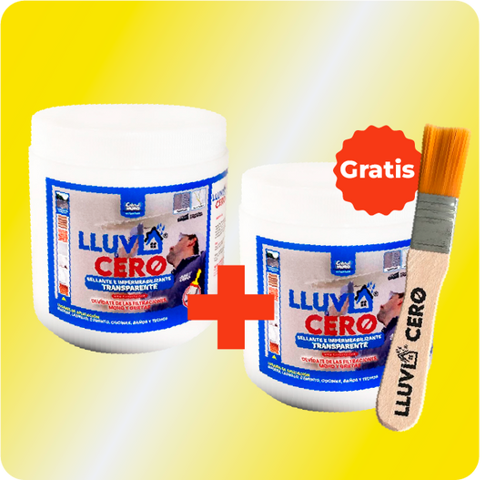 Lluvia Cero 500 Ml + Gratis 500ml y Brocha